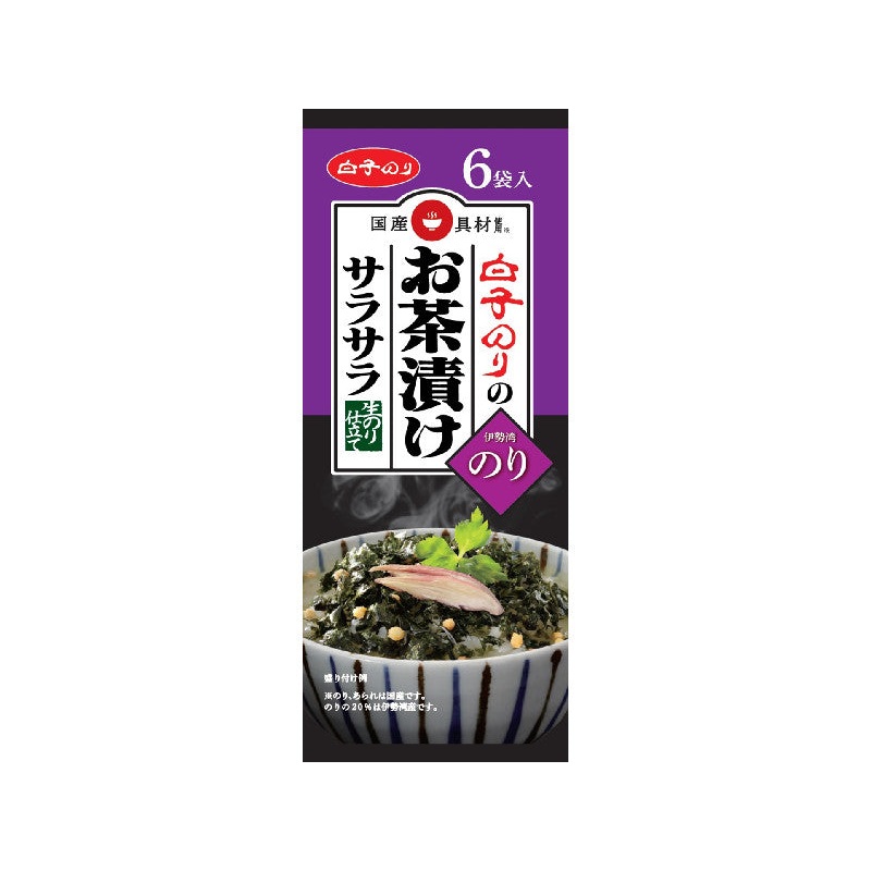 SHIRAKO OCHAZUKE Rice Topping - Nori Seaweed 6P