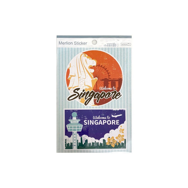 Singapore SG Merlion Sticker 8