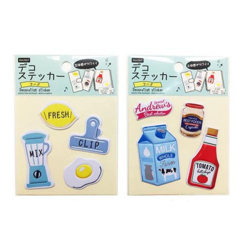 Decoration Sticker Food