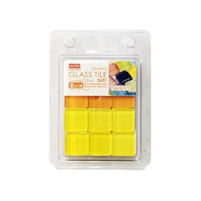 Glass Tile 2cm Citrus