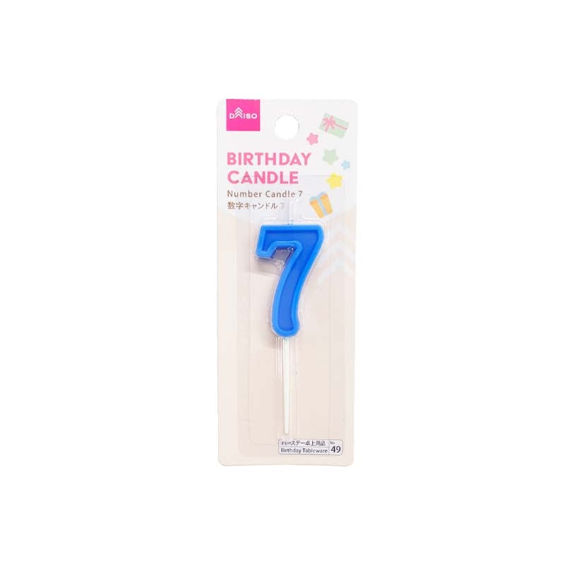 Number Candle  7