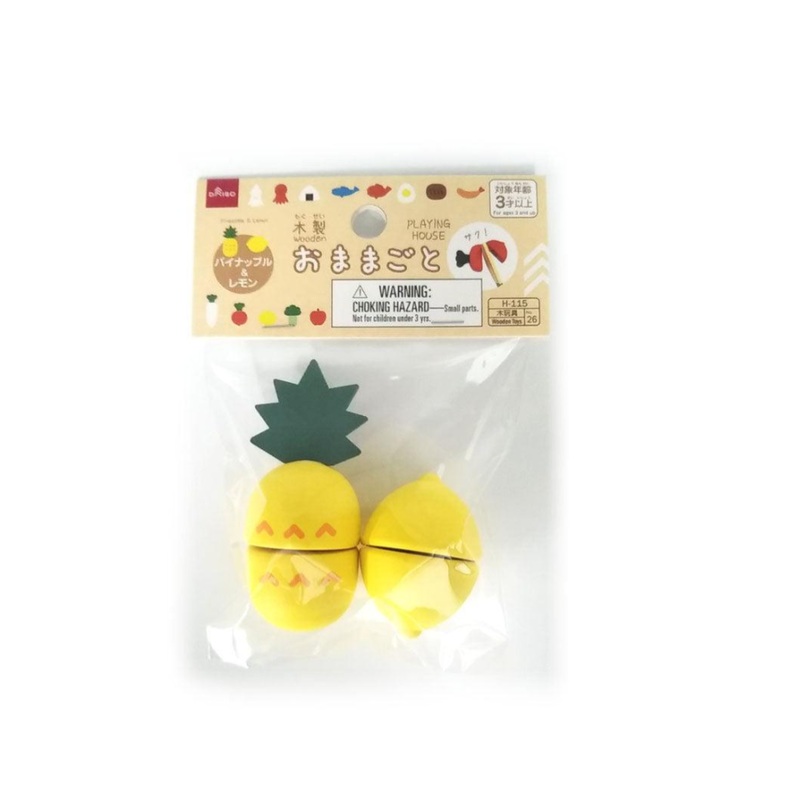 Wooden Playing House Pineapple And Lemon