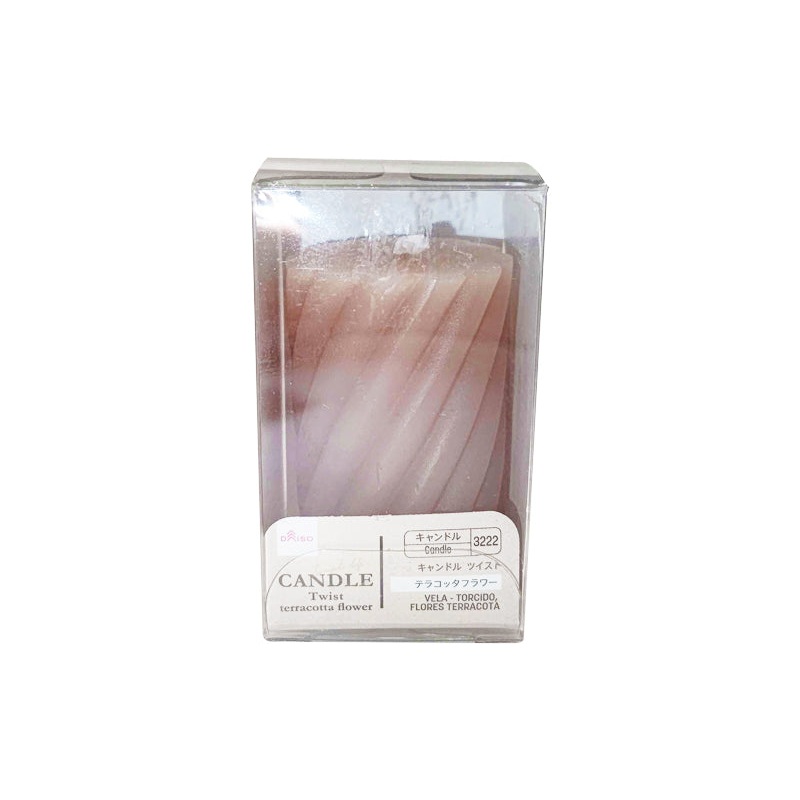 Candle Twist Terracotta Flower