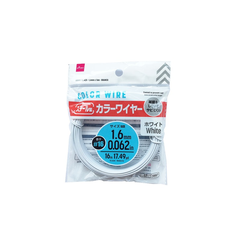 Color Wire White 1.6mm x 16m