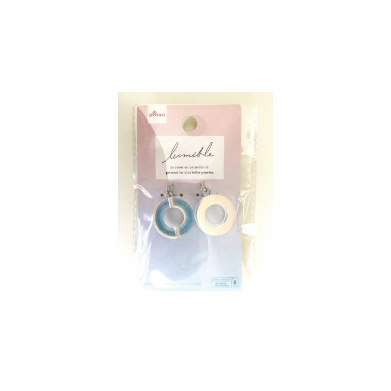 Shaking Clear Earrings Aurora Processing Lumifle