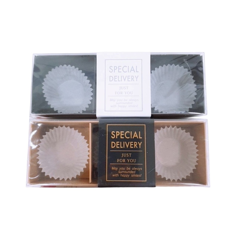 Box for Chocolate Truffle 3pcs 5cm x 14cm x 4cm