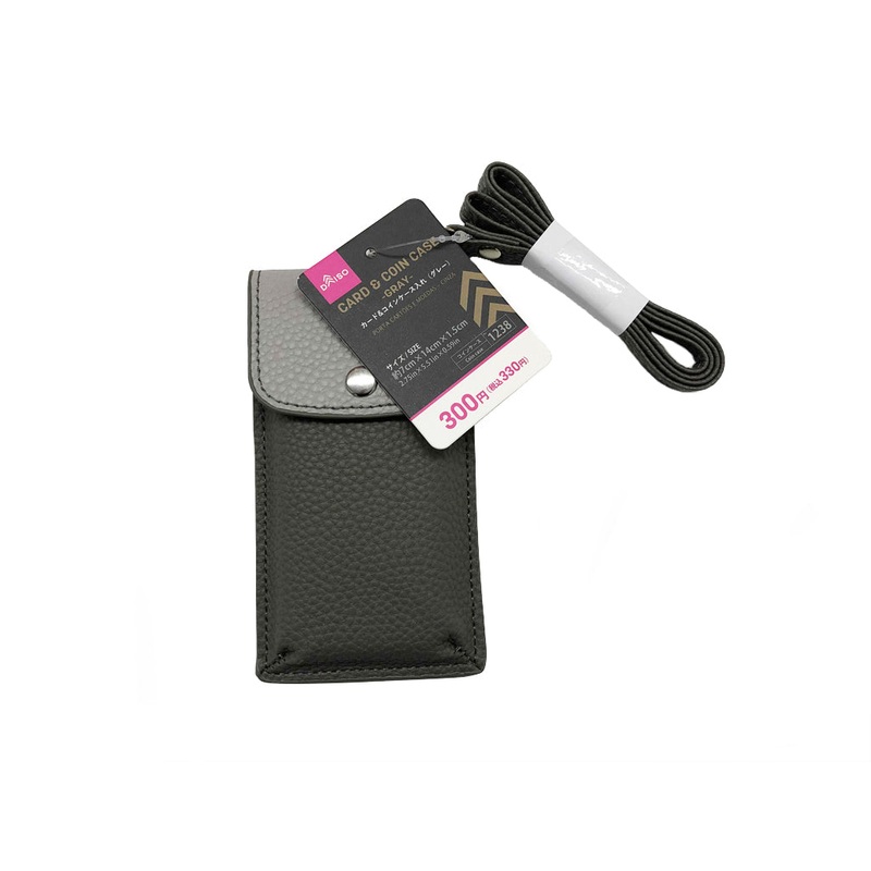 Card and Coin Case Grey