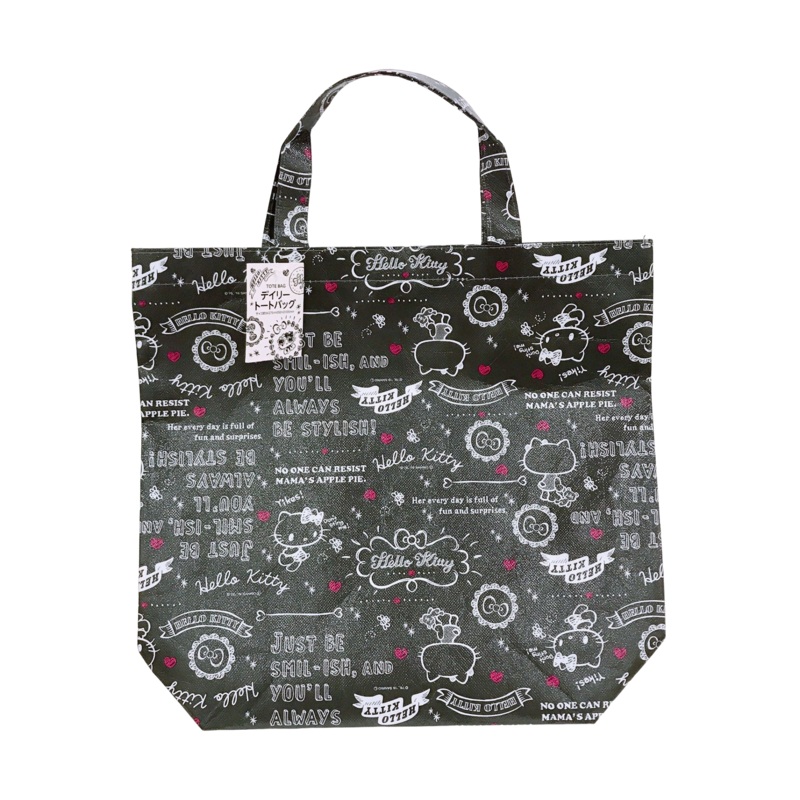 Daily Tote Bag Hello Kitty Blackboard Art Style L