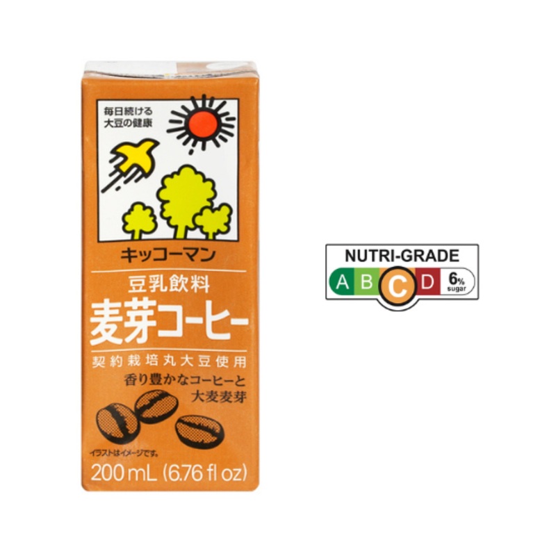 KIKKOMAN Soymilk Malt Coffee Flavored