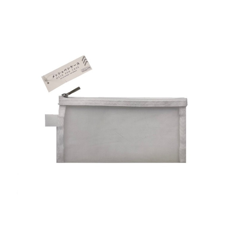 Mesh Pen Case White