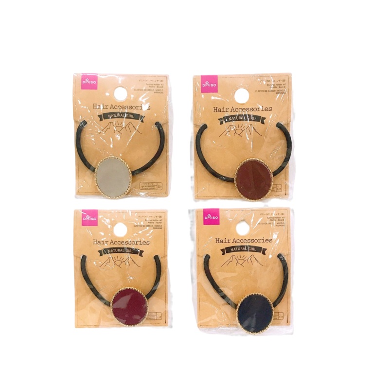 Ponytail Holder Marble Round