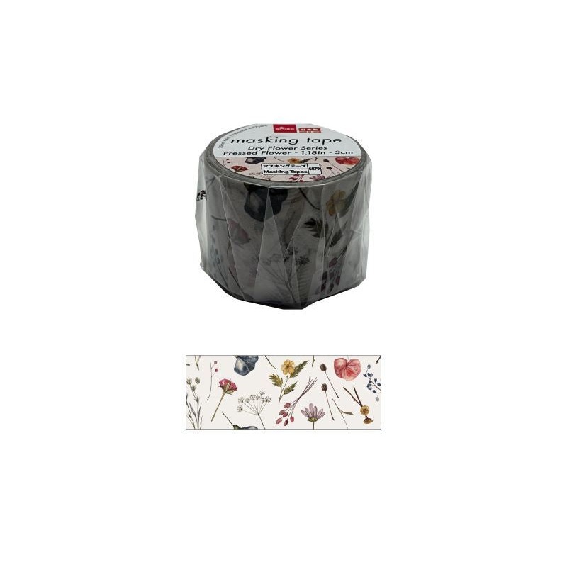 Masking Tape Dry Flower Series Pressed Flower 3cm