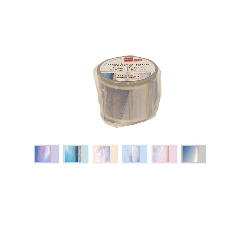 Masking Tape Twilight Sky Series Collage 3cm