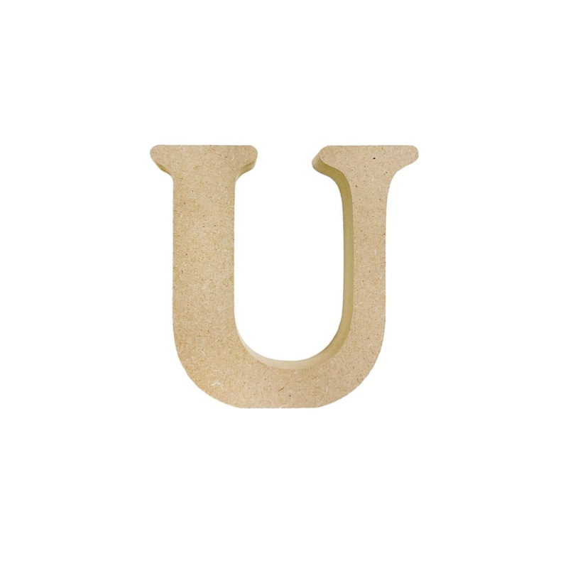 MDF Alphabet U