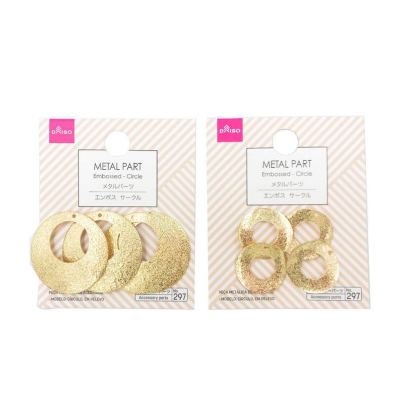 Metal Parts Circle with Pattern