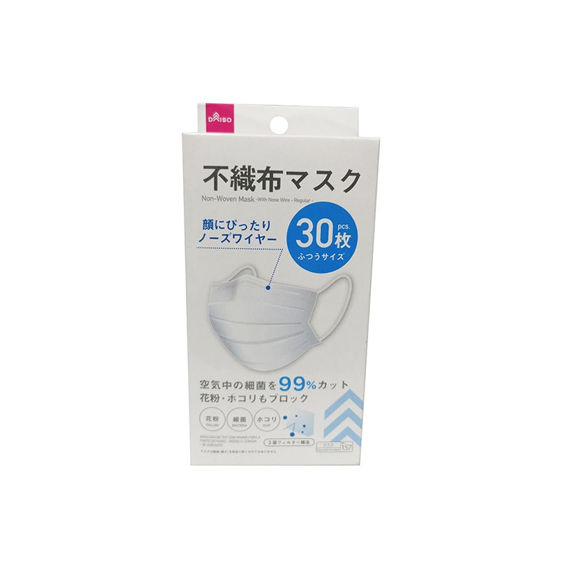 Non-Woven Mask with Nose Wire Regular