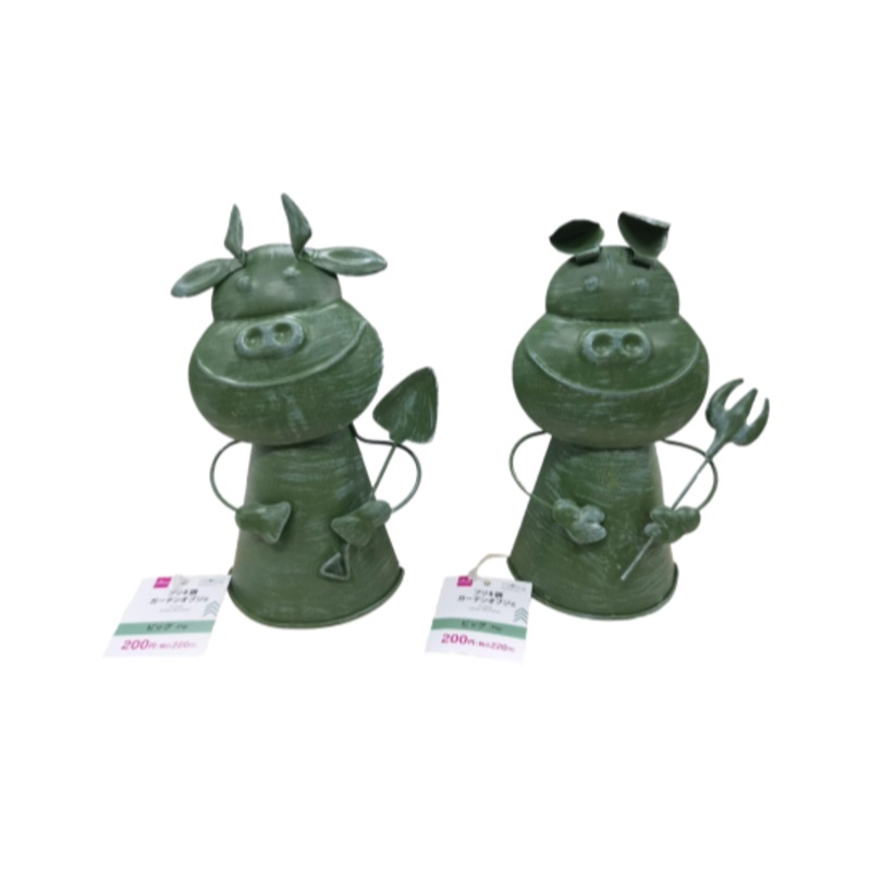 Tin Style Garden Decoration Pig