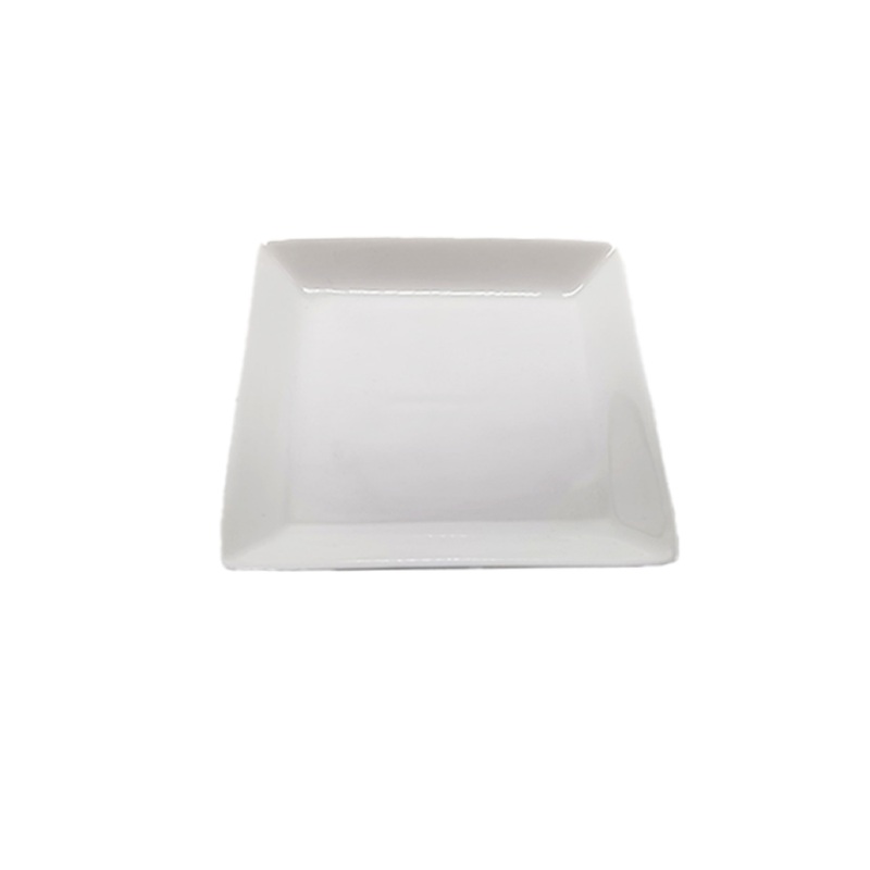 White Plate Square 12cm