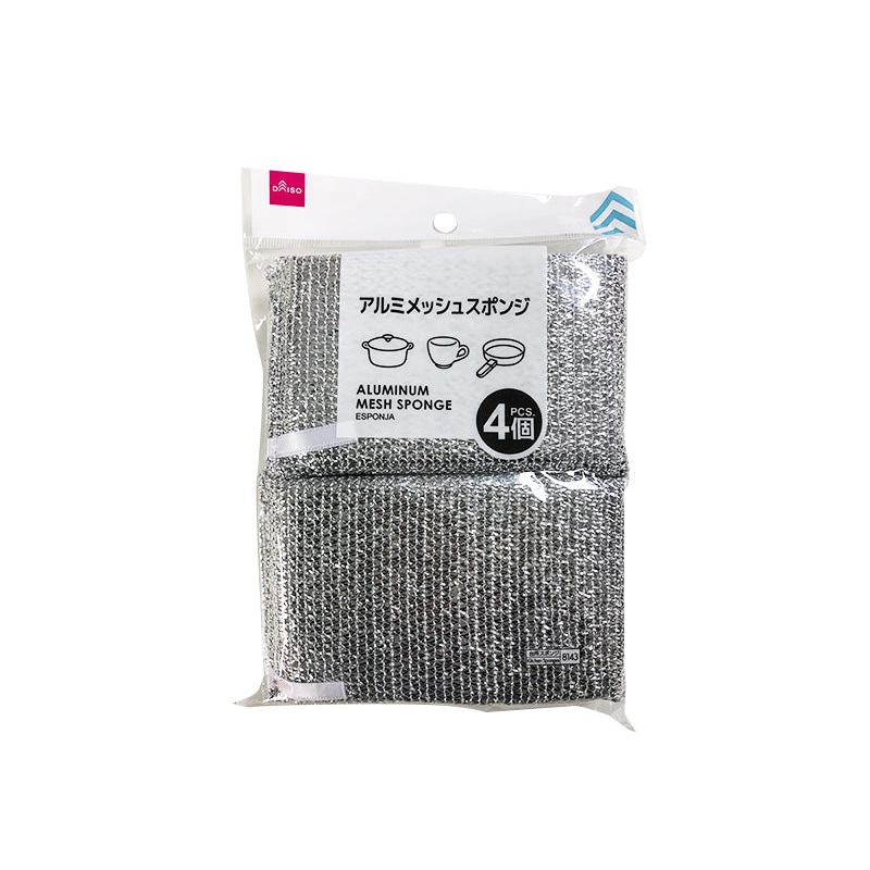Aluminum Mesh Sponge 4pcs