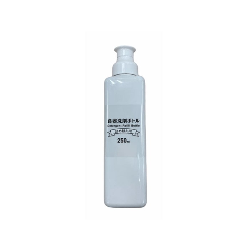 Dishwashing detergent refill bottle