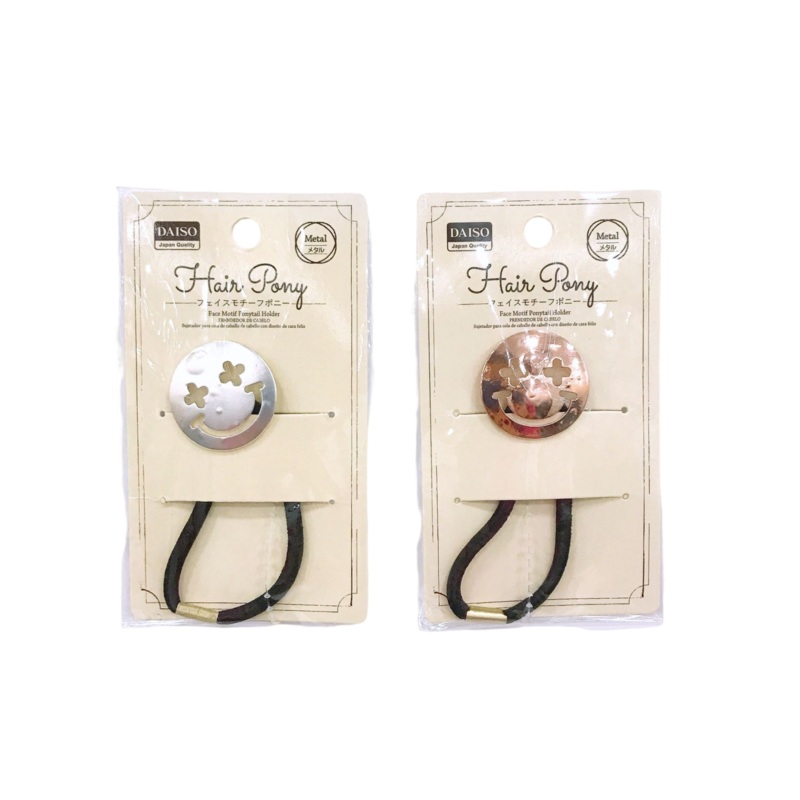 Face Motif Ponytail Holder