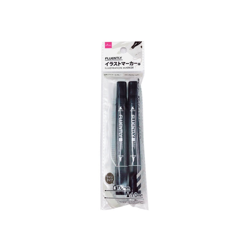 Illustration Marker-Natural Cool Gray-Natural Warm Gray-