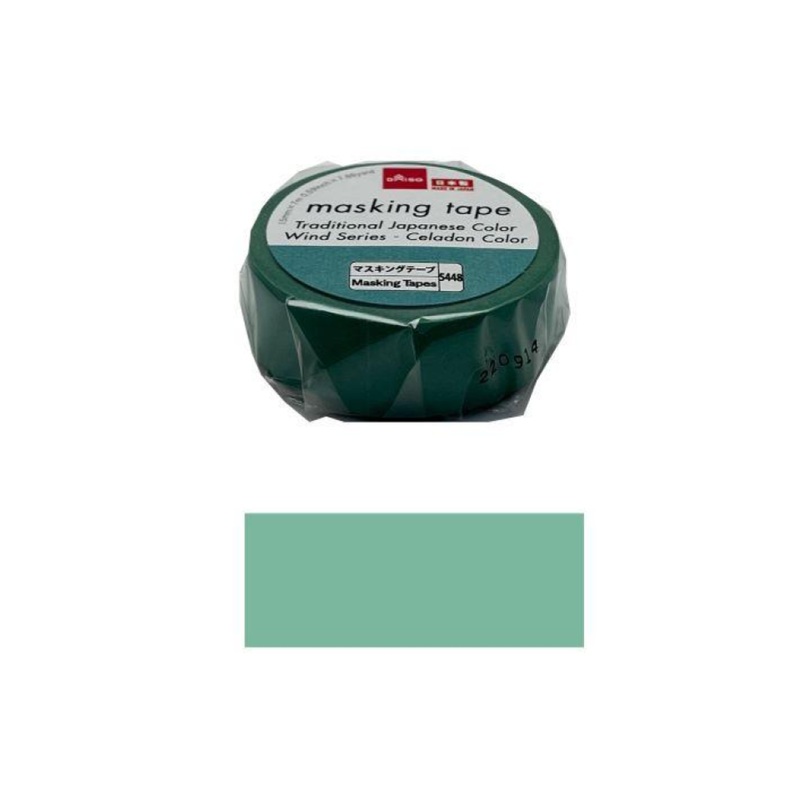 Masking Tape Traditional Japanese Color Wind Series Celadon Color