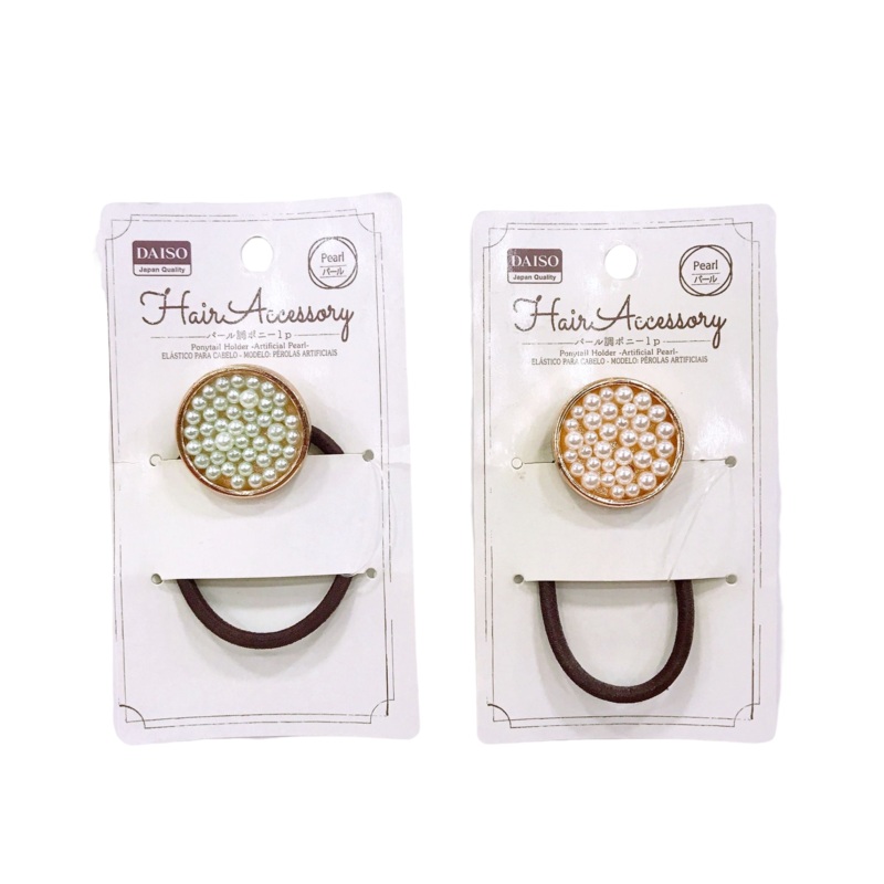 ponytail holder artificial pearl