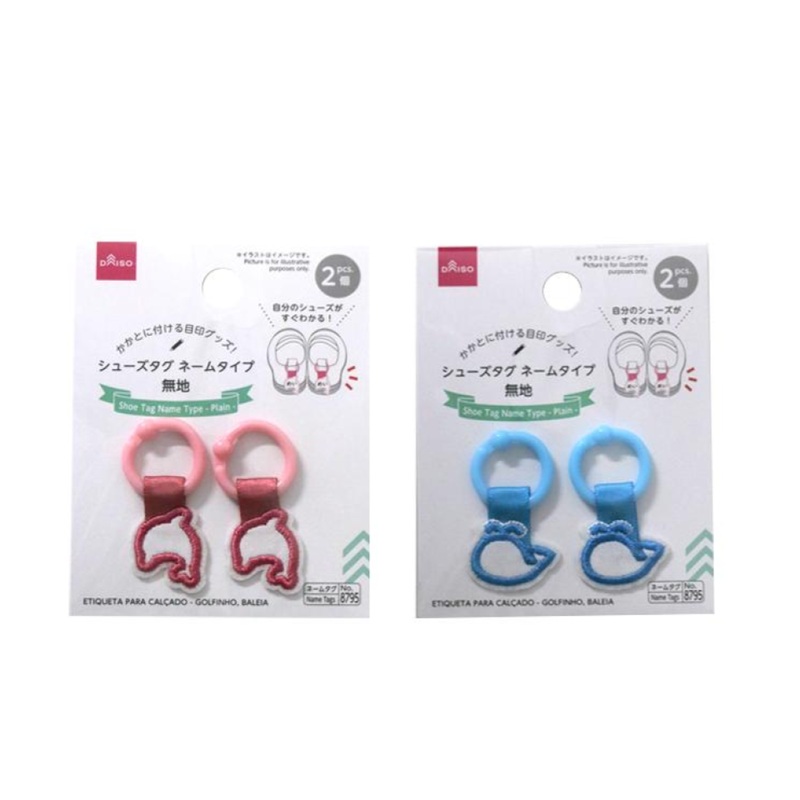 Shoe Tag Name Type Plain Dolphin/Whale