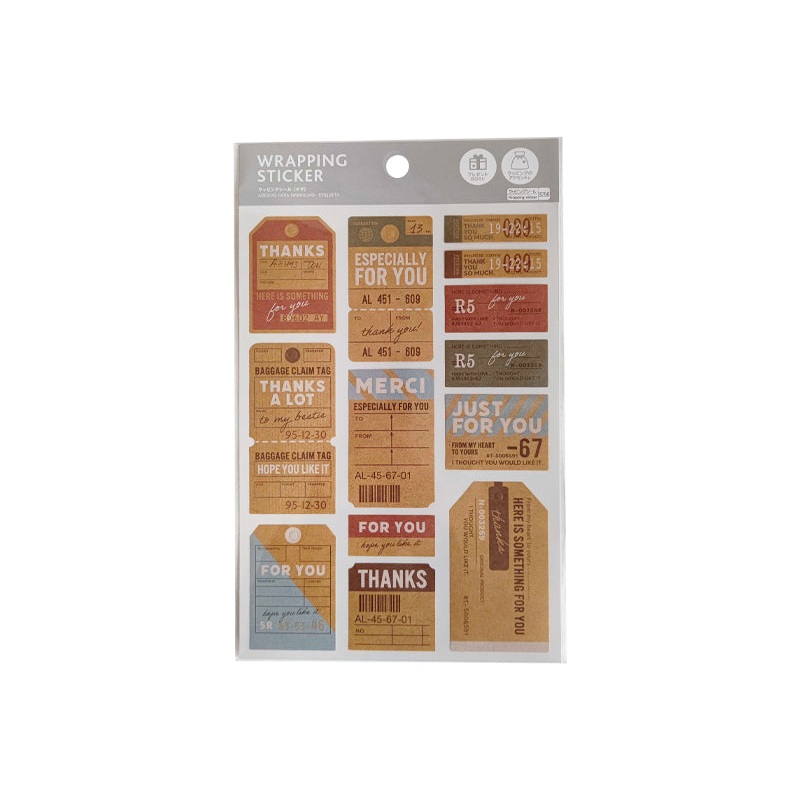 Wrapping Sticker Tag