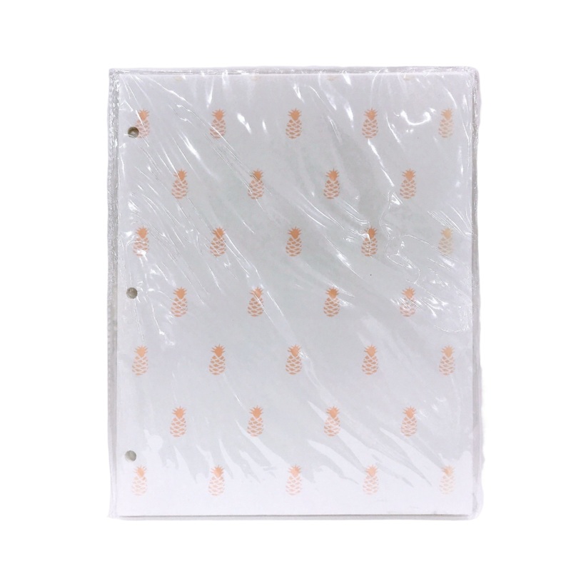 3 Ring Pocket Folder Pineapples