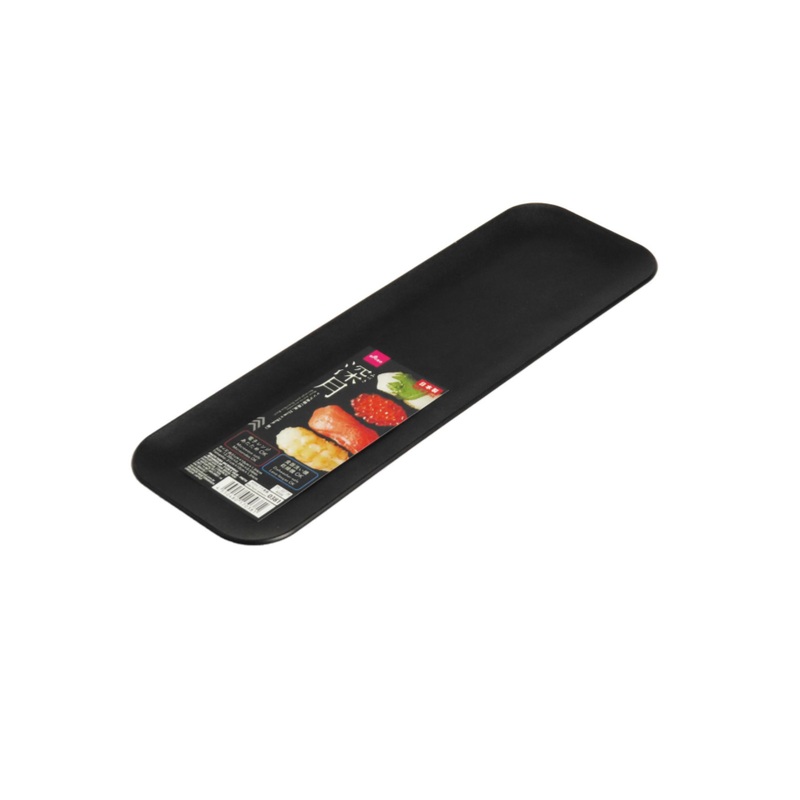 Mizuki Dish for Microwave Rectangle Plate 31cm x 10cm Black