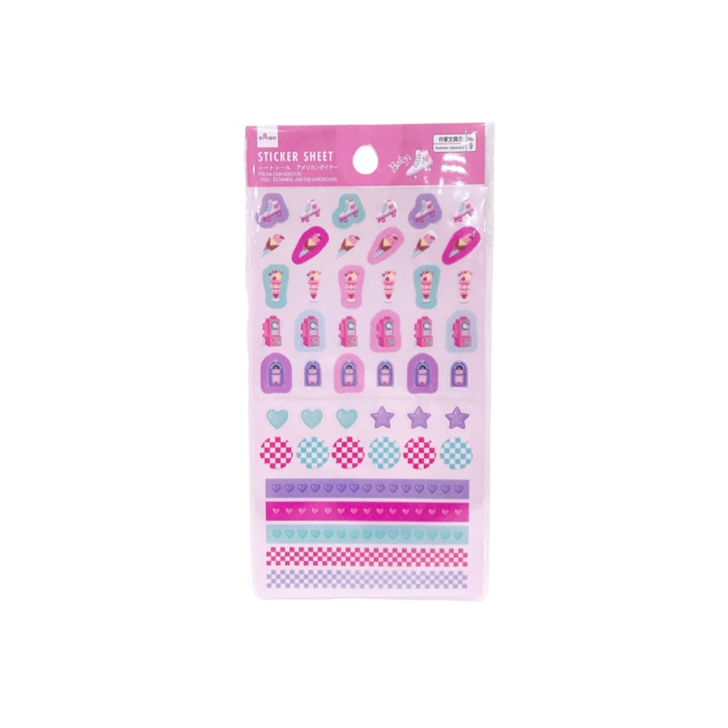 Sticker Sheet PGS American Diner