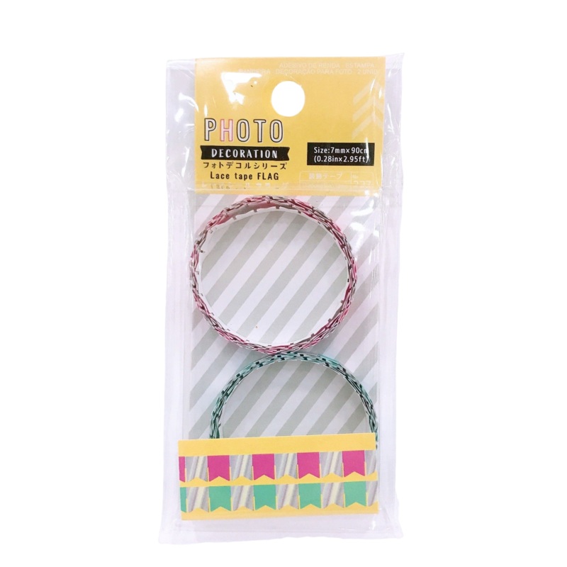 Lace Tape (Photodecoration  Flag  2Pcs)
