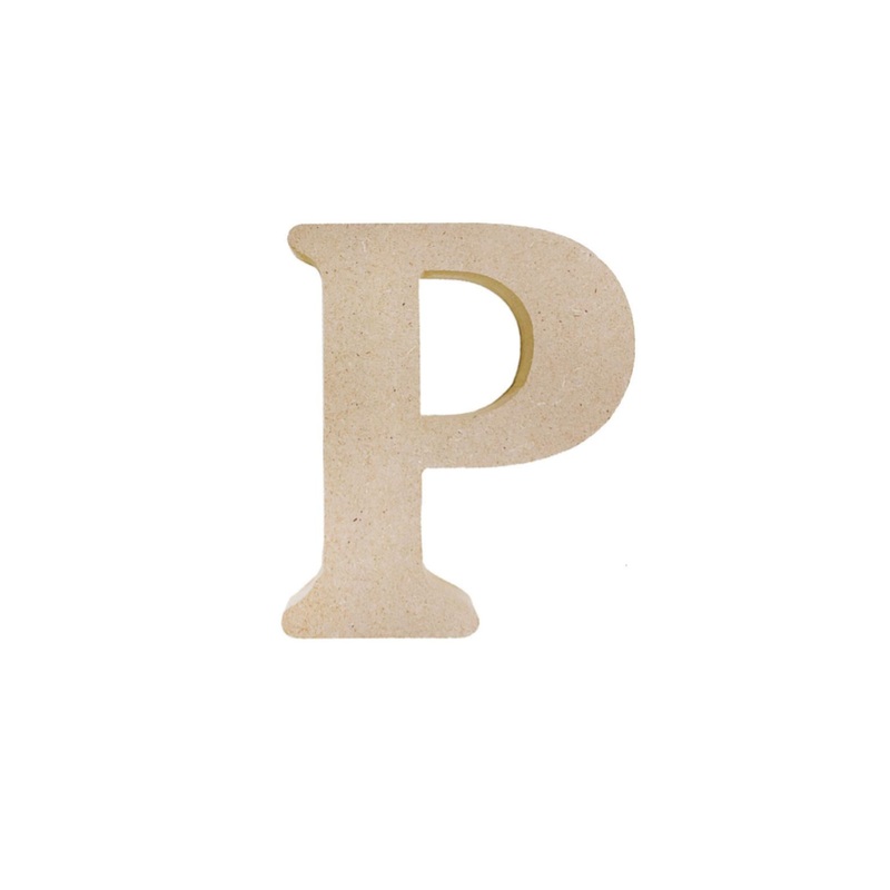 MDF Alphabet P