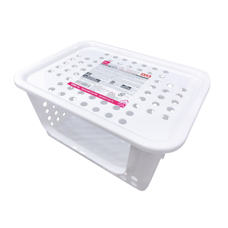 Veggie Storage Container Shallow White