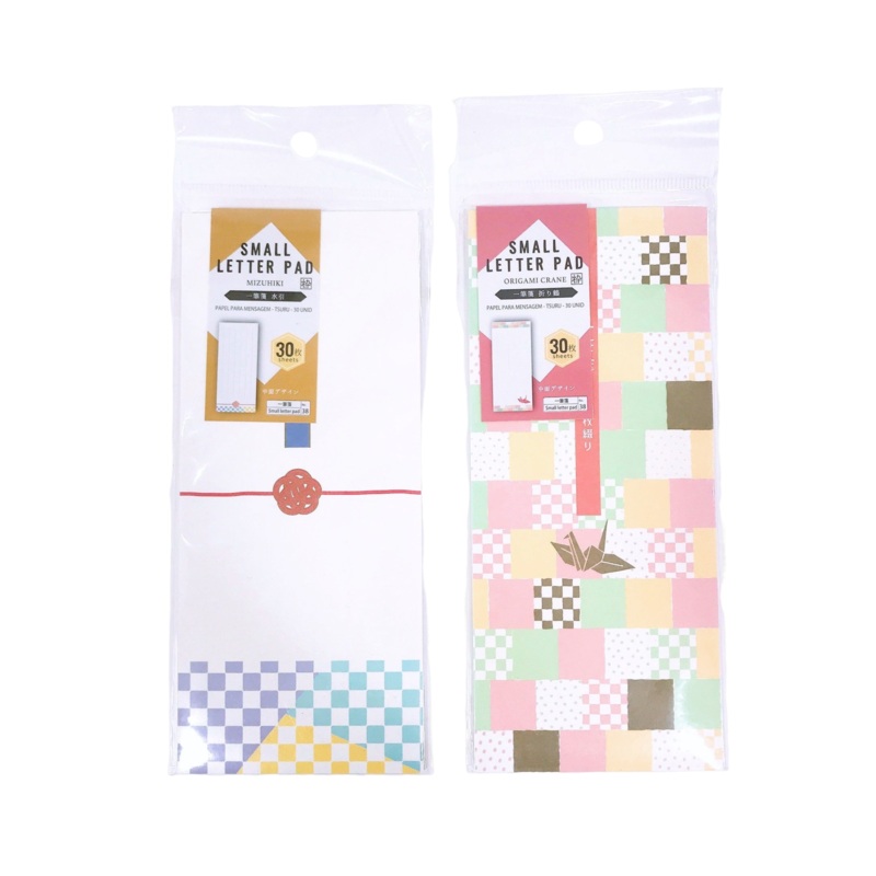 Small Letter Pad (Origami Crane  Mizuhiki  30 Sheets)