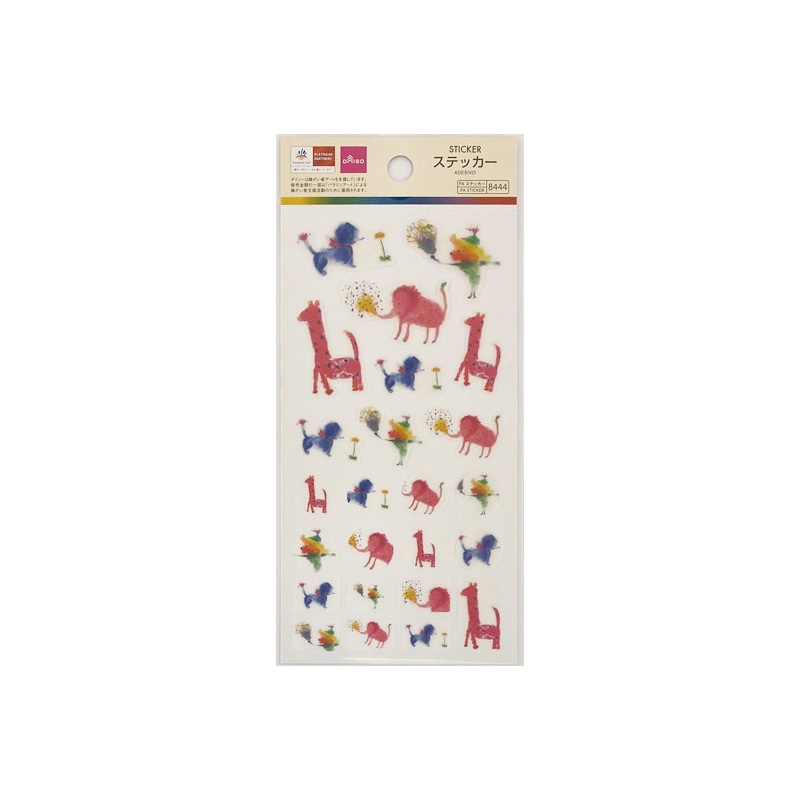 Stickers Paralym Art Animal World Giraffe