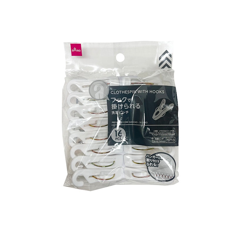 Clothespin with Hooks