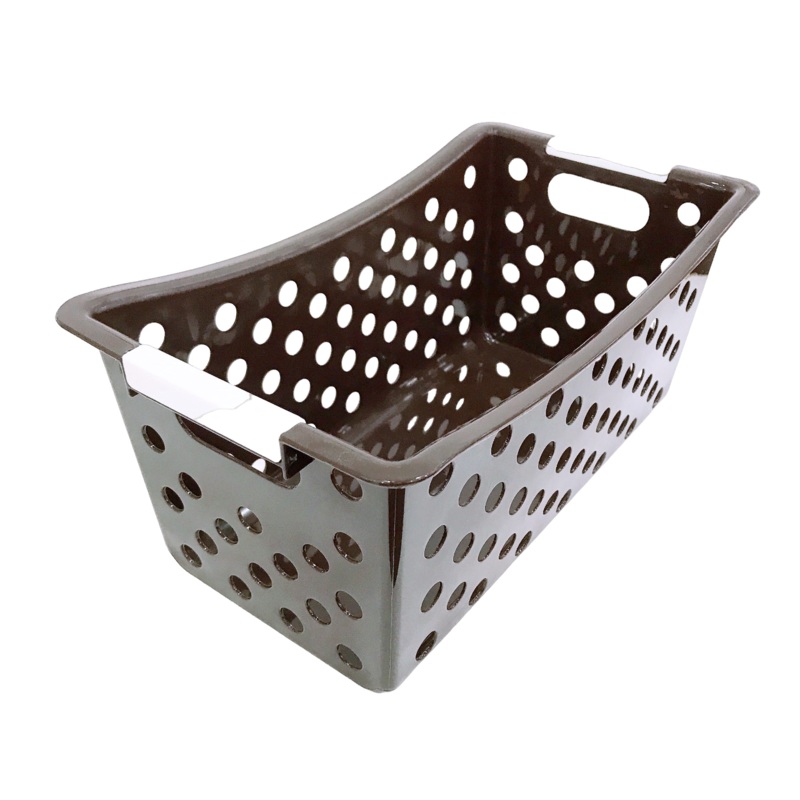 Color Life Dot Basket 5 Brown