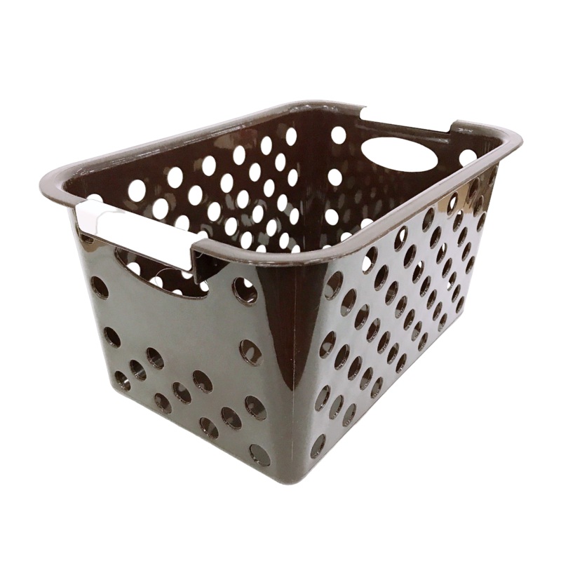 Color Life Dot Basket 6 Brown