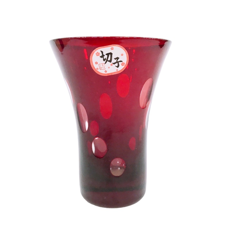 Kiriko Glass Three Mouth Water Cup