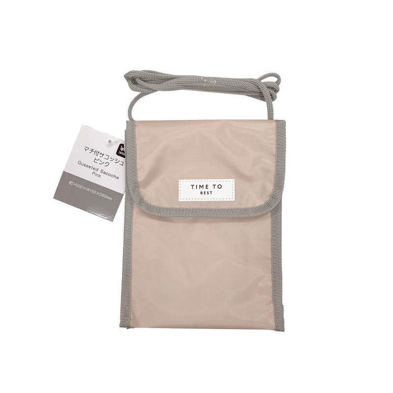 Gusseted Sacoche Pink