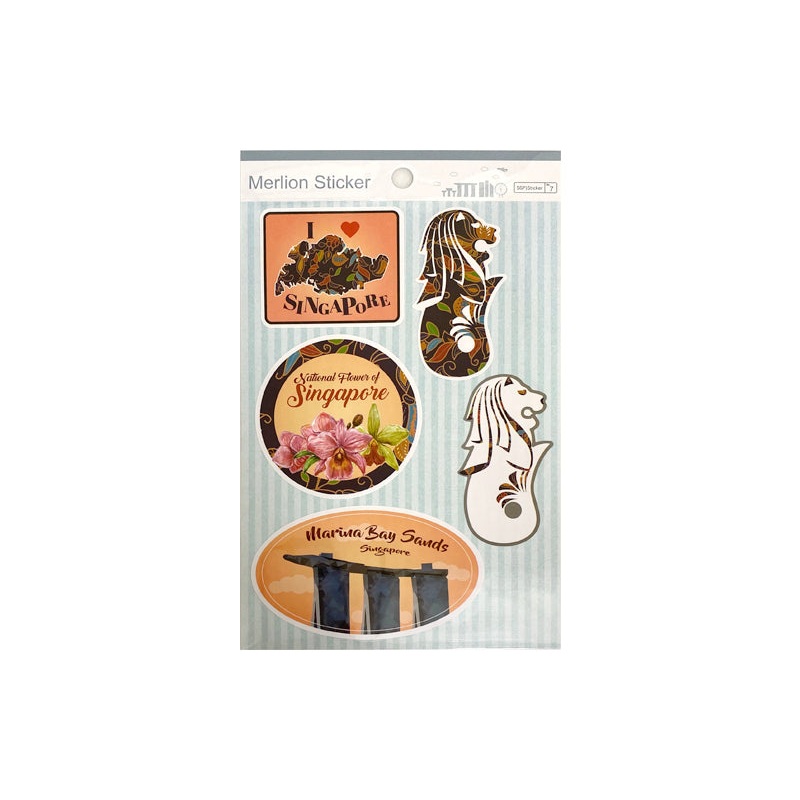 Singapore SG Merlion Sticker 5