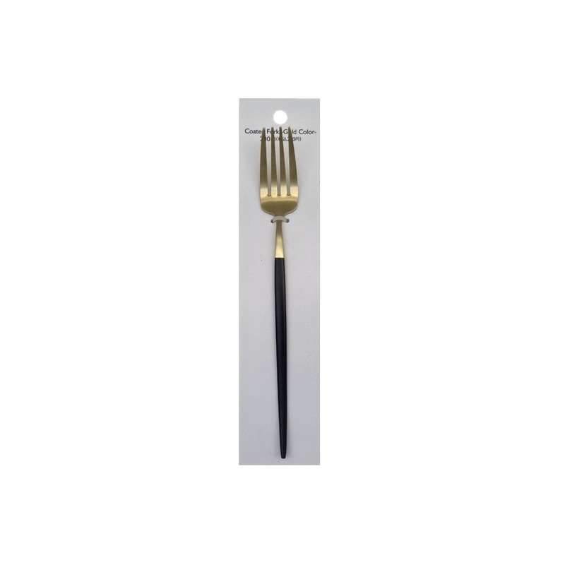 Coated Fork Gold Color
