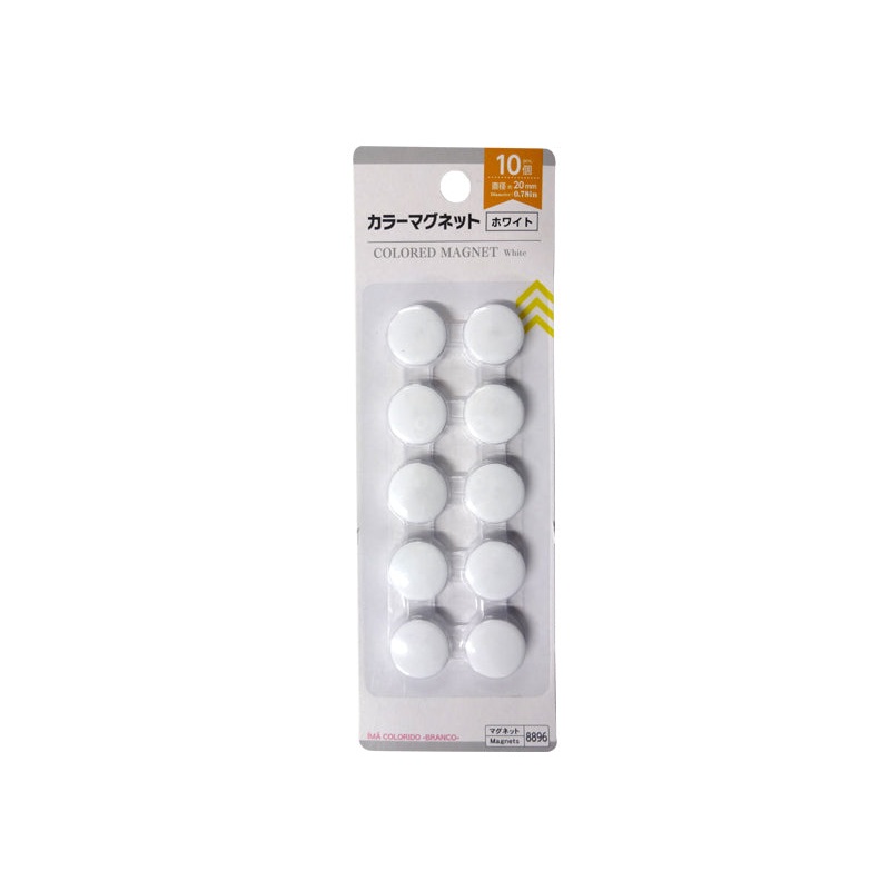 Colored Magnet White 20mm