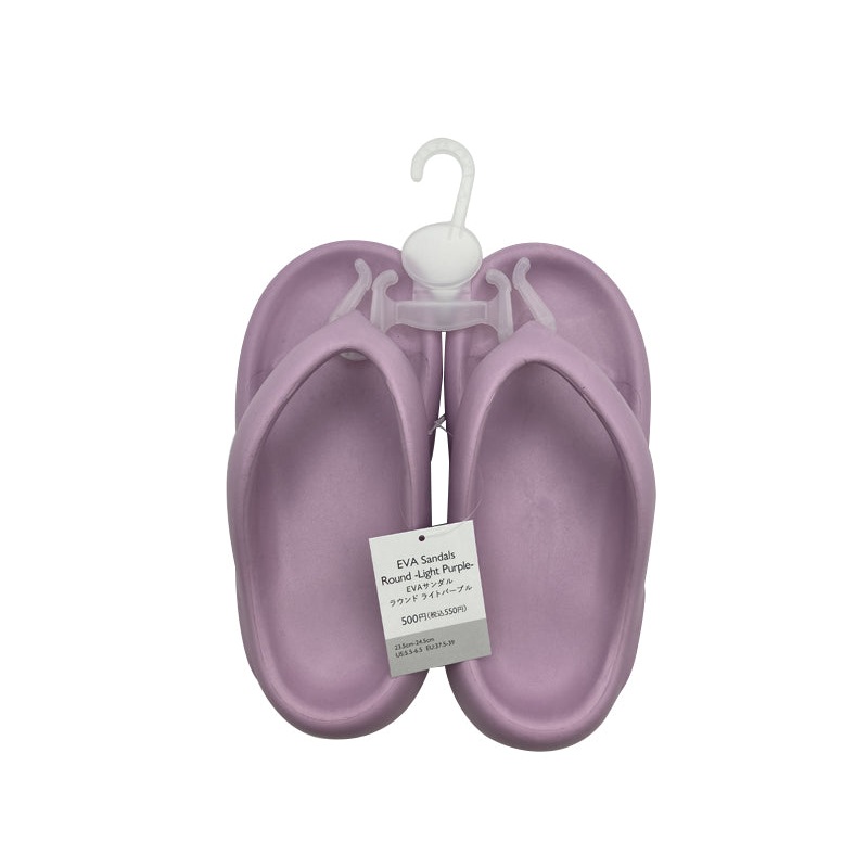EVA Sandals Round Light Purple