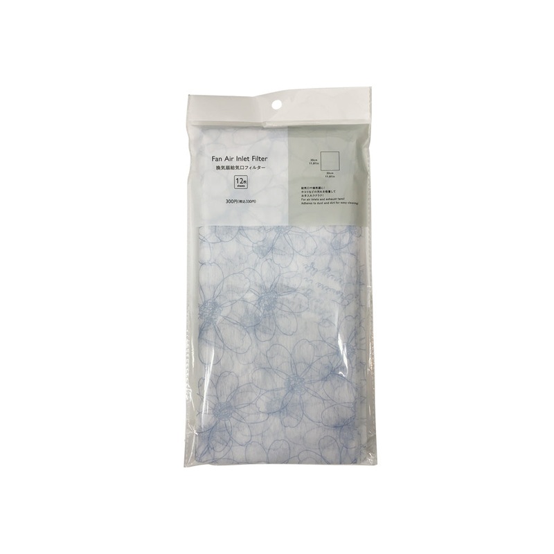 Fan Air Inlet Filter 30cm x 30cm Daisy Line Drawing