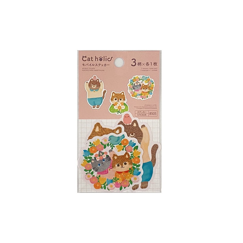 Mobile Sticker Stationery for Cats C