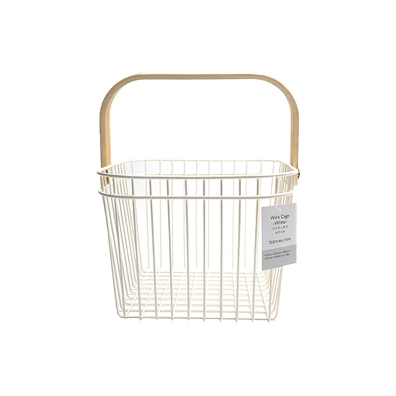 Wire Cage White 24cm x 25cm x 18.5cm
